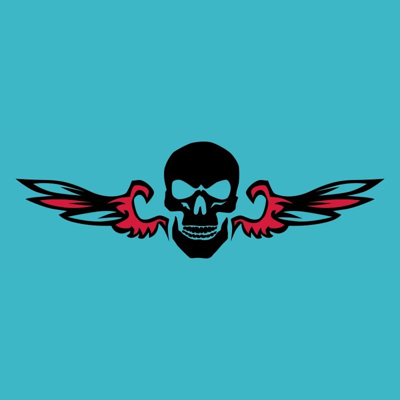 dead death head skull go