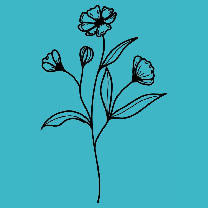 simple Wildblume