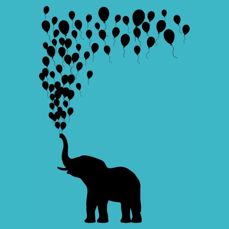 Elefant Luftballon Freude Spiel Spass Geschenk