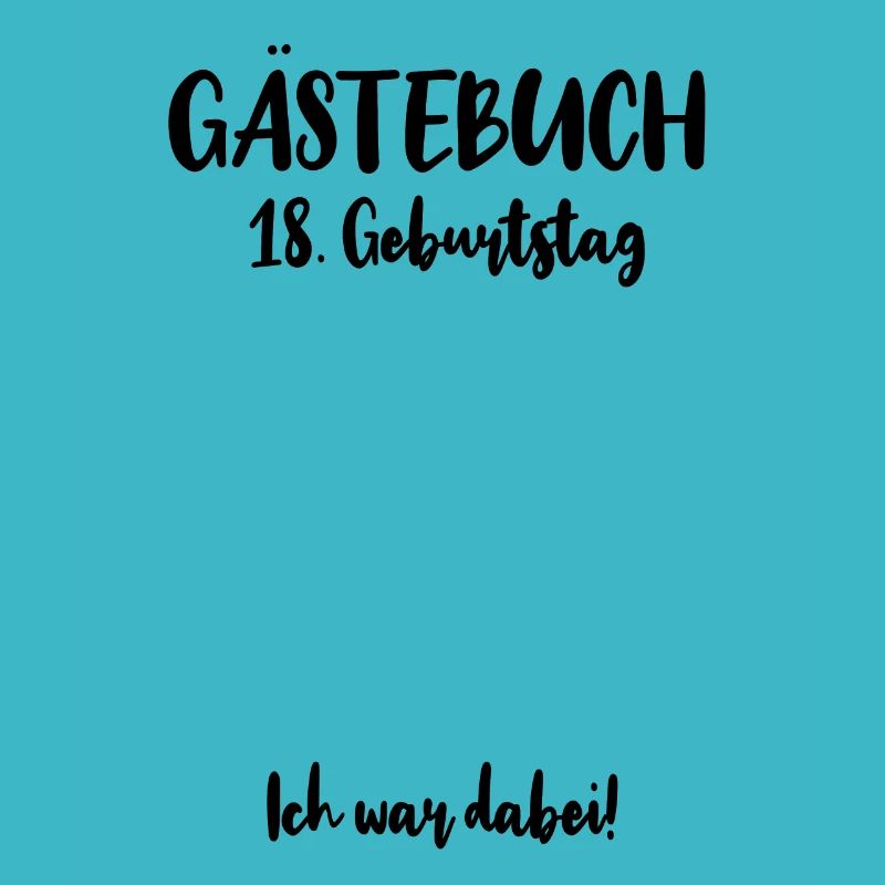 18. Geburtstag Gästebuch Geburtstagsgeschenk
