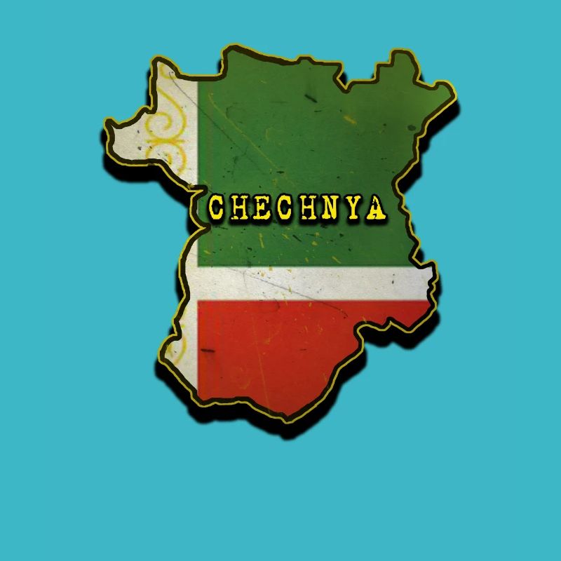 Chechnya Map, Chechen Flag, Chechnya
