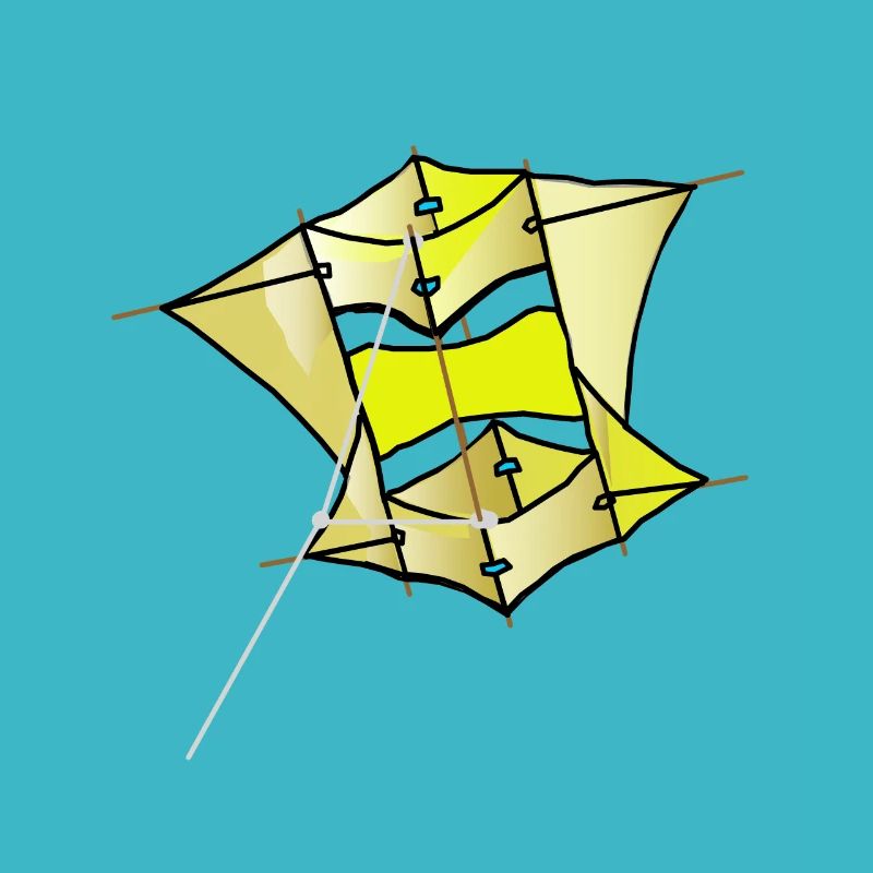 Multicellular kite