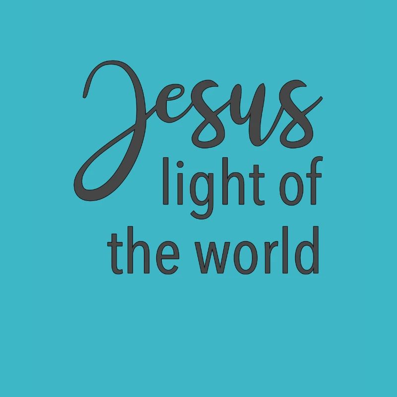 Christliches Design Jesus Licht der Welt