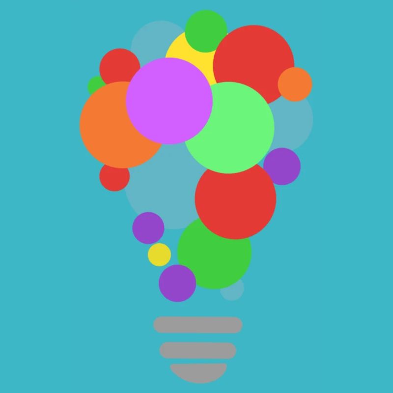 CREATIVITY lightbulb