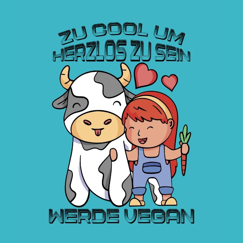 Too cool to be heartless, go vegan