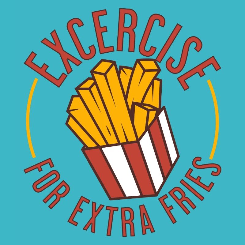 Funny Gym Excercise for Extra Fries