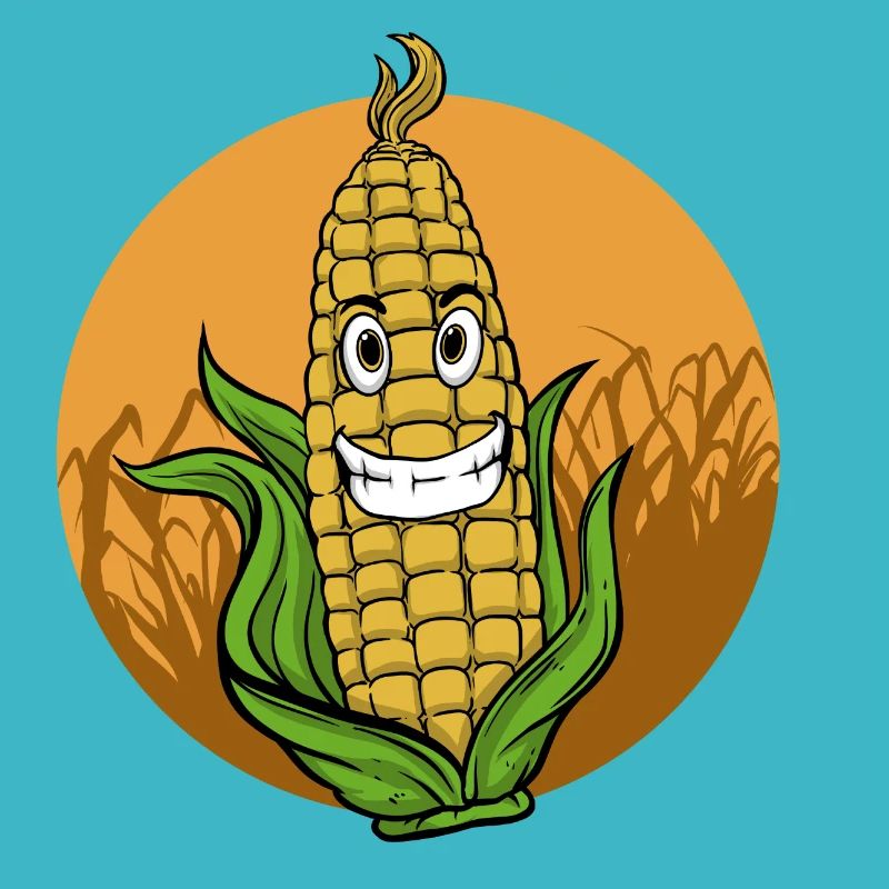 Mais Maisfeld Popcorn Bauer Landwirt Geschenk