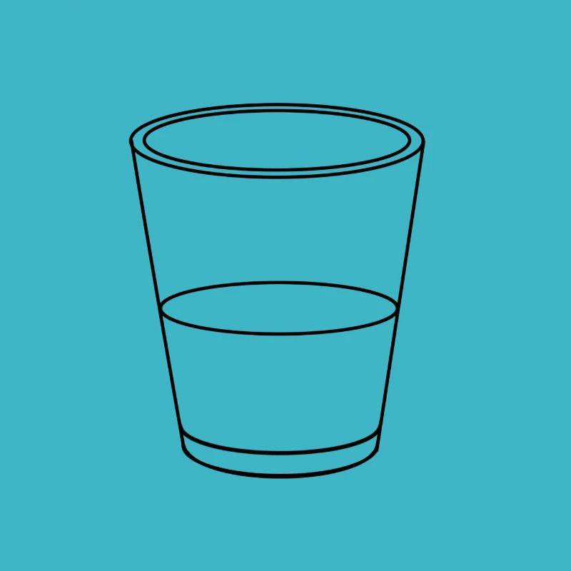 Verre à moitié plein / vide