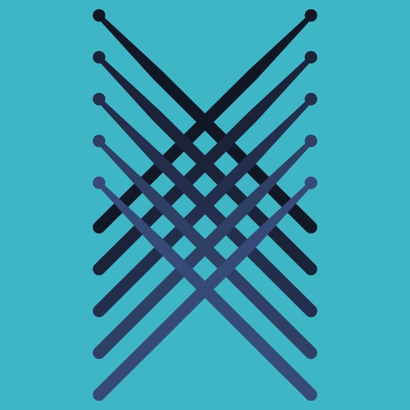 Drum Sticks Silhouette