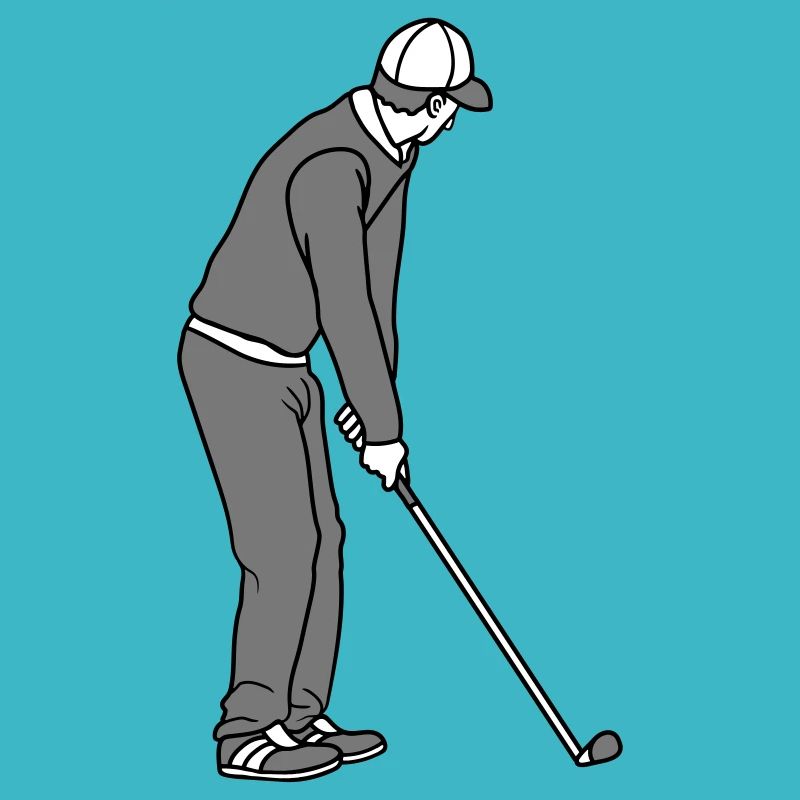 Golfer Clipart Design