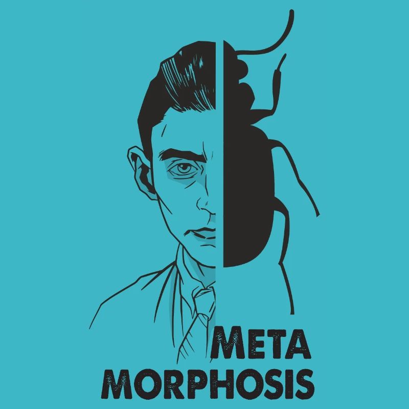 Franz Kafka Tshirt Kafkaesque Metamorphosis