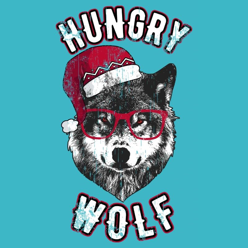 Hungry Wolf – Grumpy Christmas Wolf