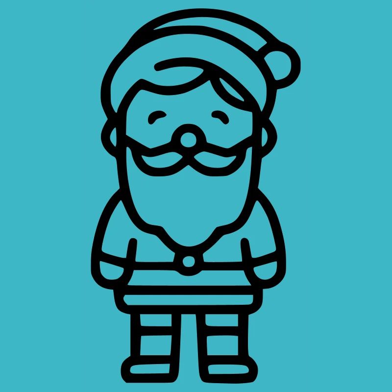 Weihnachtsmann Umriss