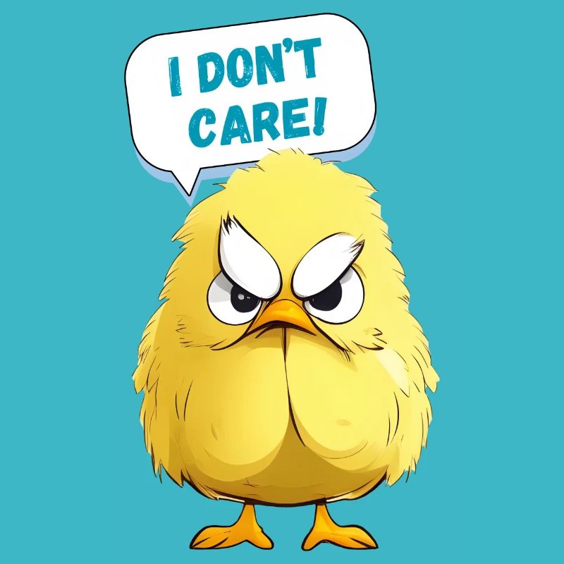Grumpy Chicken - I don t care
