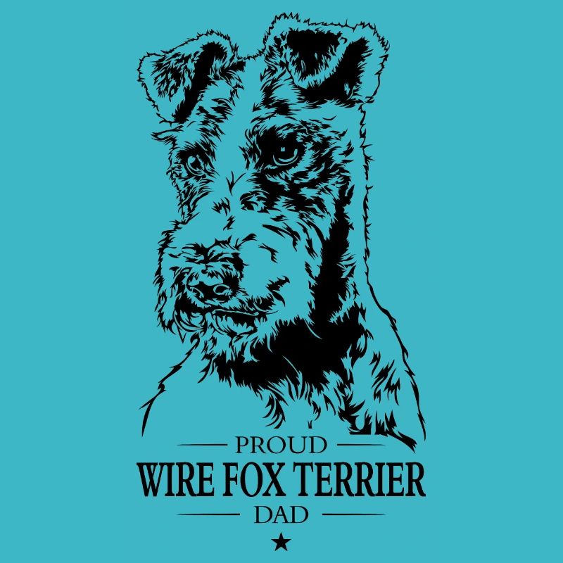 Wire Fox Terrier Dad Hunde Foxterrier Wilsigns