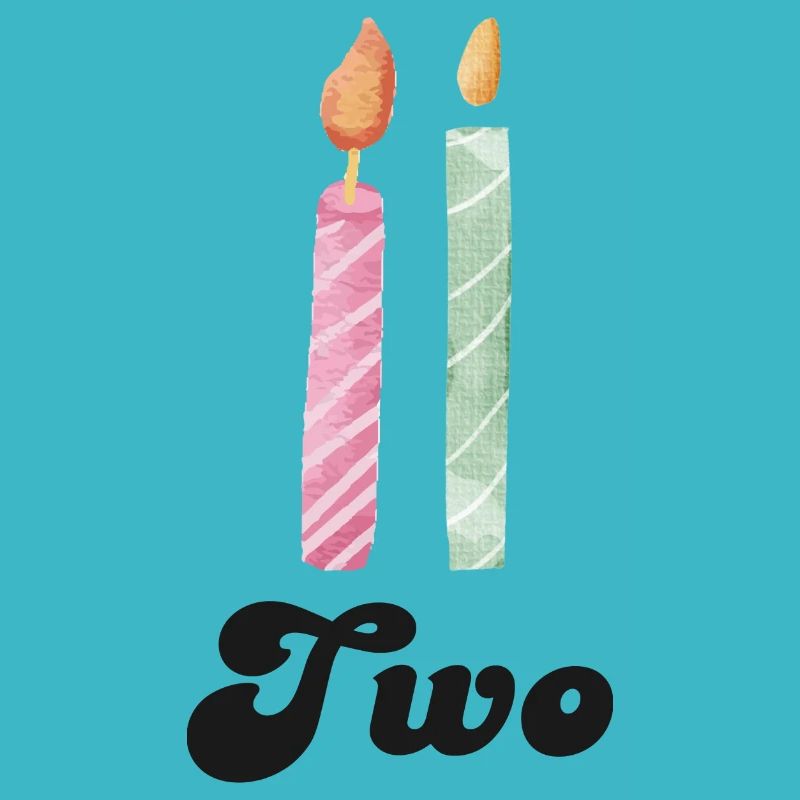 2e anniversaire bougie