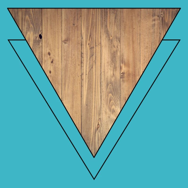 Triangle en bois