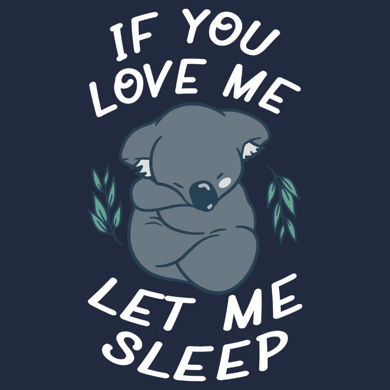 Funny Sleepy Koala