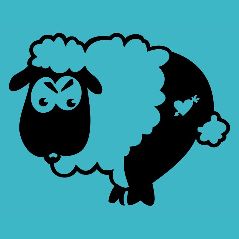 Mouton semi-rasé / Half Shorn Sheep (1c)