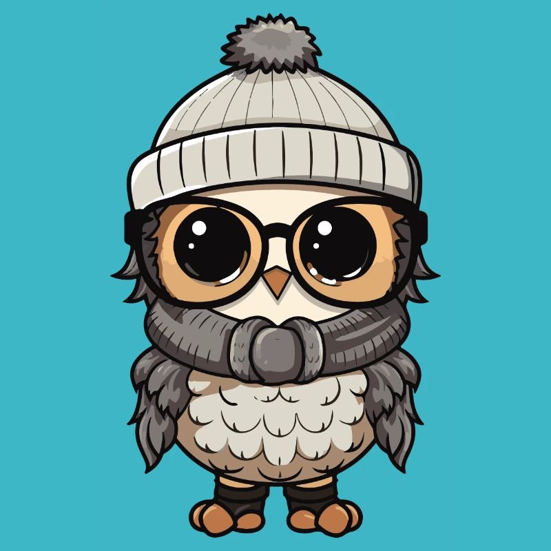 Eule Winter Cozy