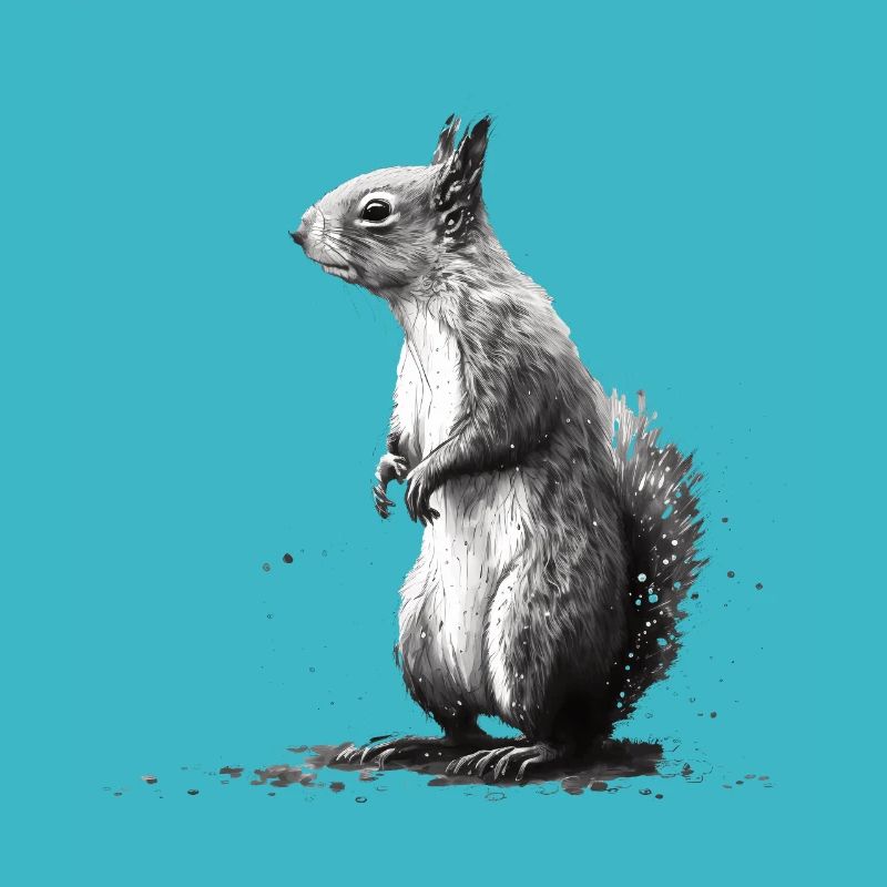 Squirrel art