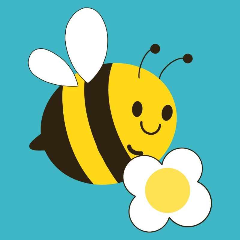 Biene mit Blume