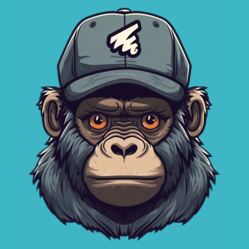 Singe avec casquette