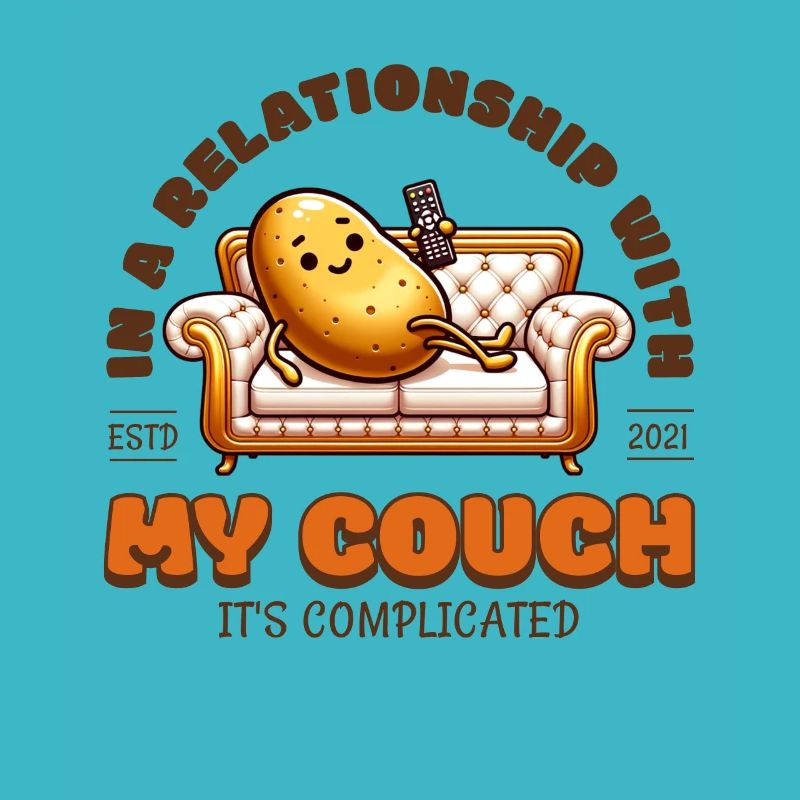 In Einer Beziehung Mit Meiner Couch -