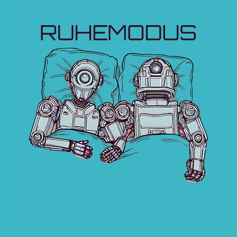 Pyjama drôle de mode repos de robot endormi