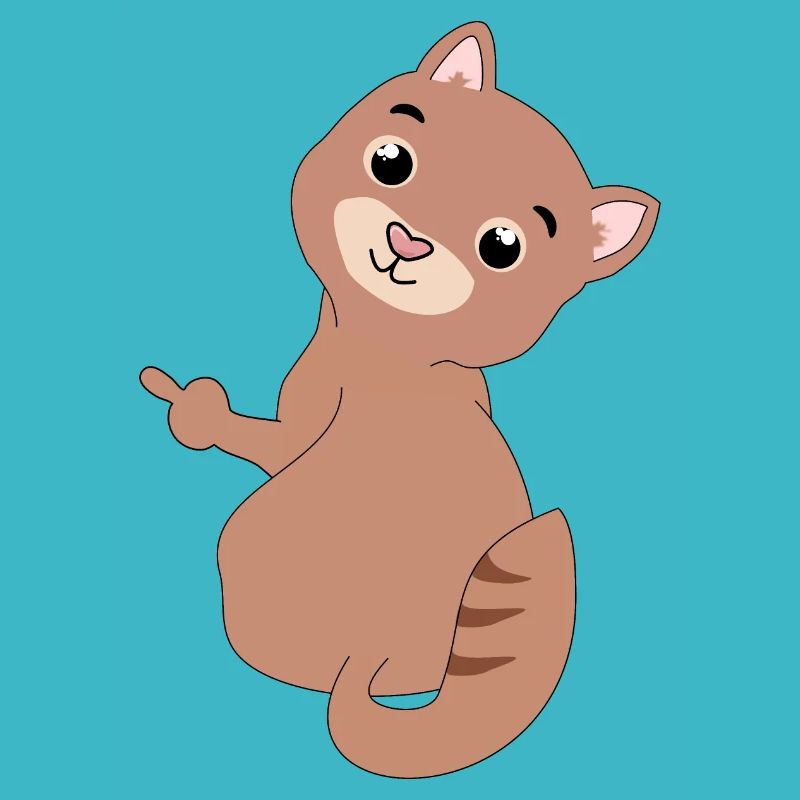 Cat Middle Finger