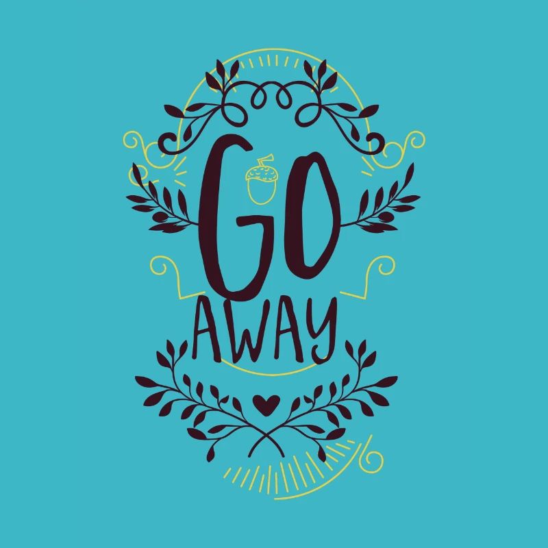 Go Away Go Away Ornament Pattern Scripture Gift