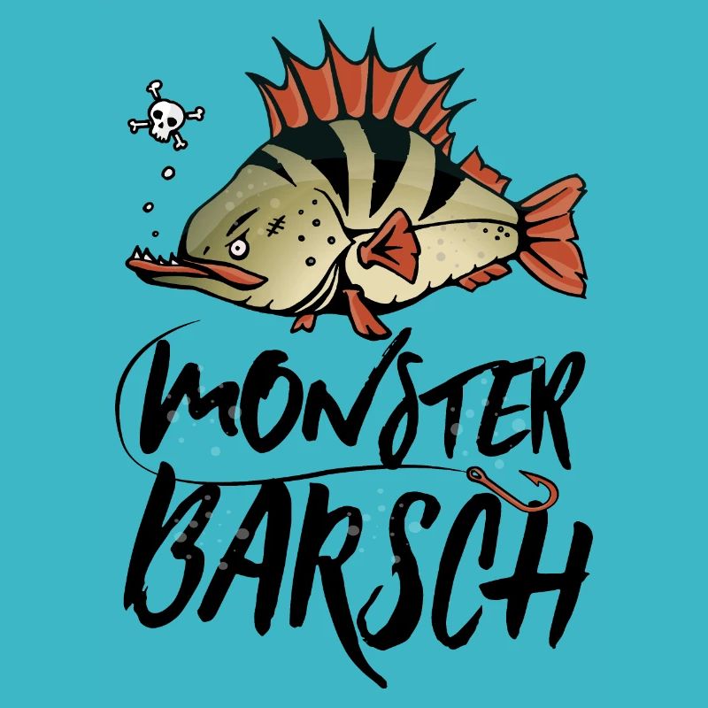 Chemise de pêche à la perche monstre