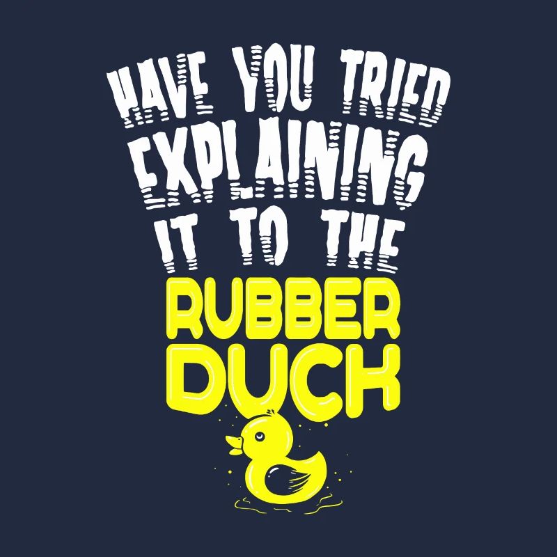 IT Nerd Programmierer Entwickler Humor Rubber Duck