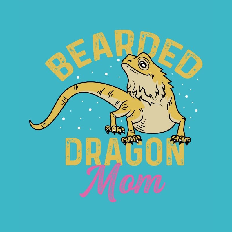 Bärtige drache mama. Zookeeper. Gift
