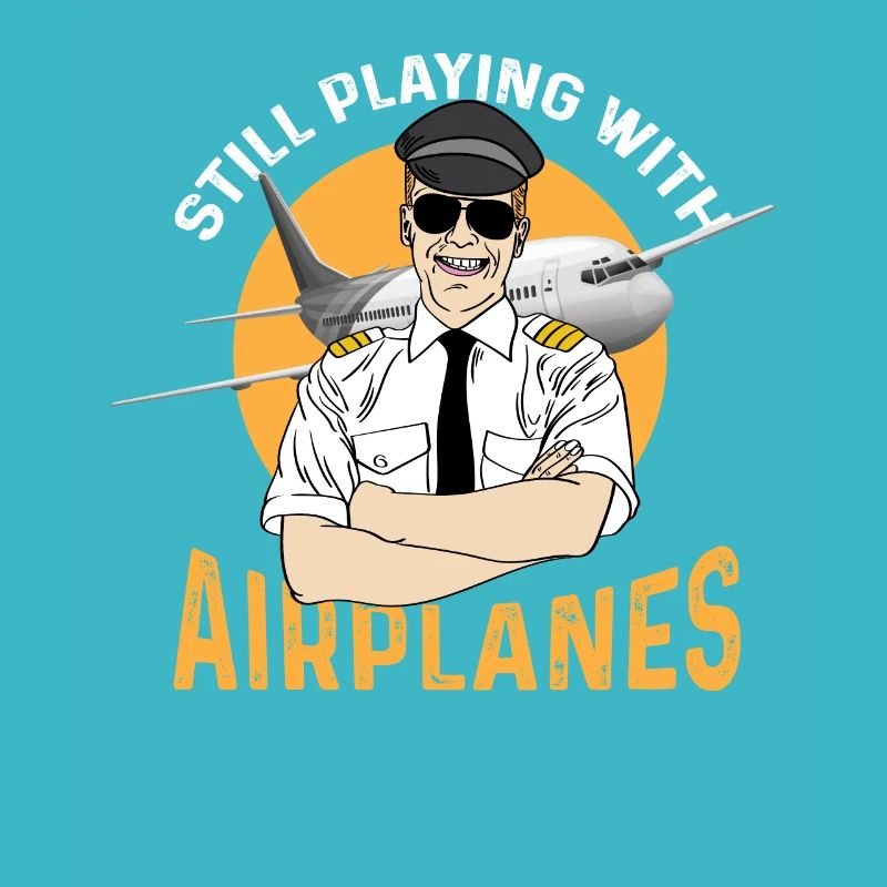 Still planes play commercial pilot gift