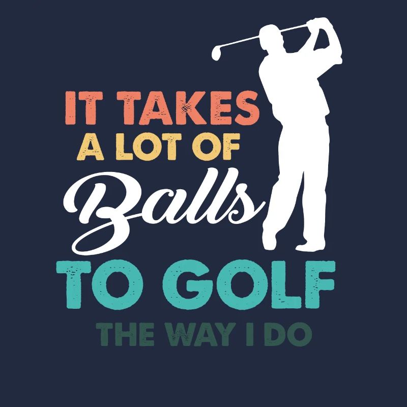 Golf Gag Fun Vintage Golf Balls Pun Jok Control