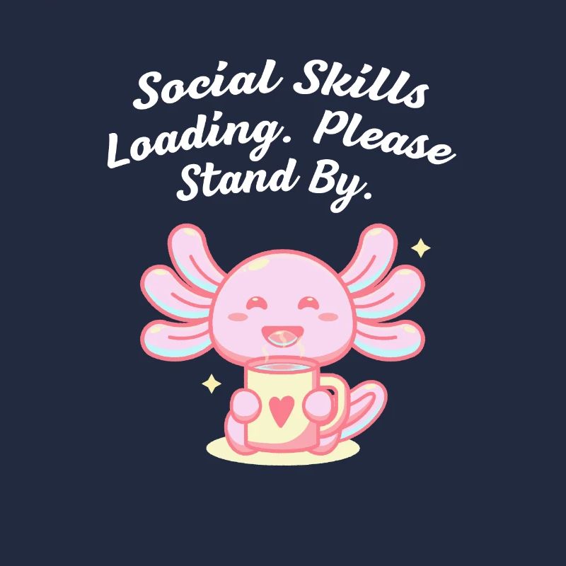 Social Skills Loading Funny Introverted Hum