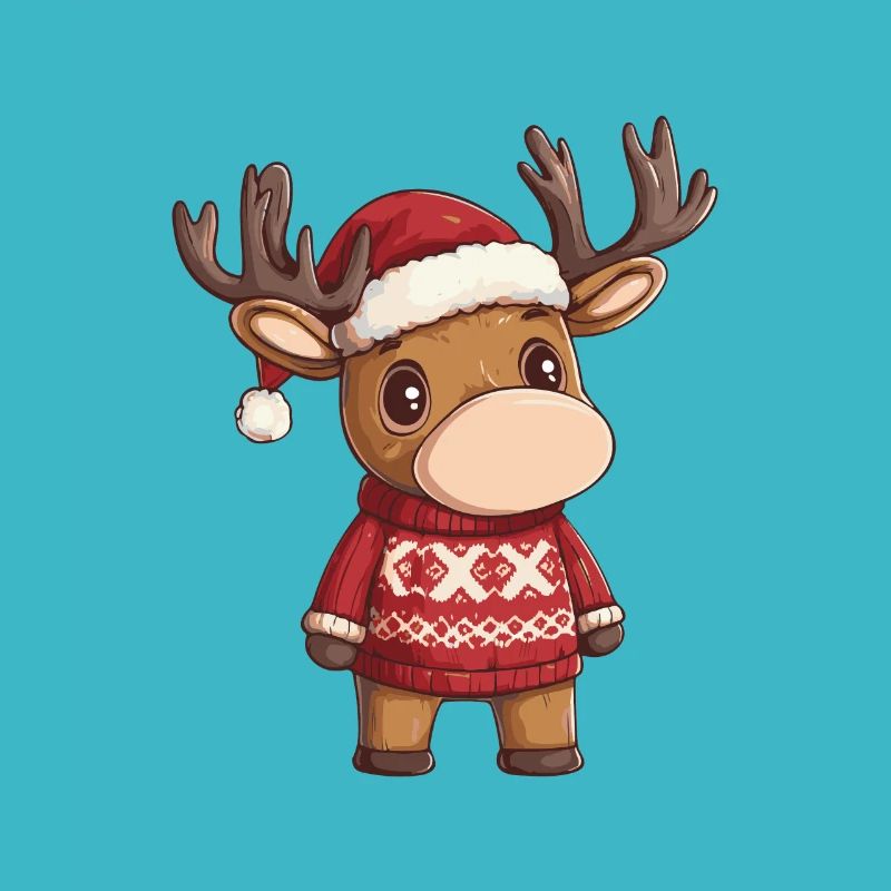 Moose Christmas Comic