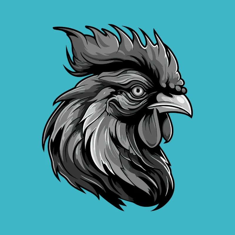 Portrait de coq