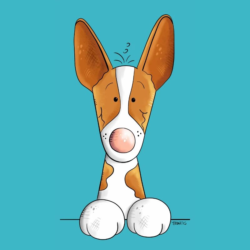 Neugieriger Podenco