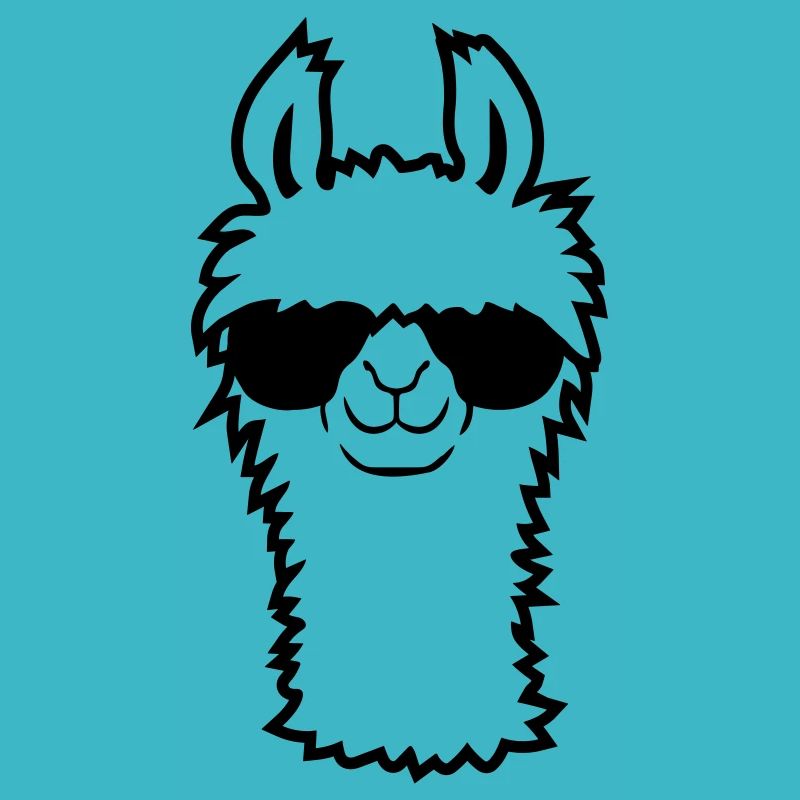 Hairy fluffy llama