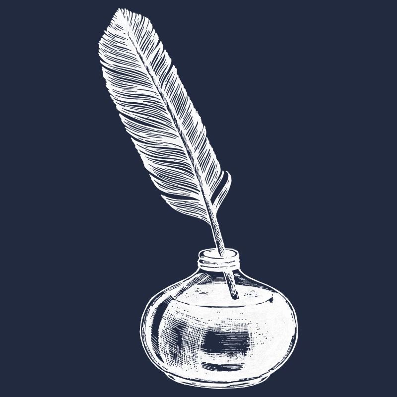 Feather and ink - vintage