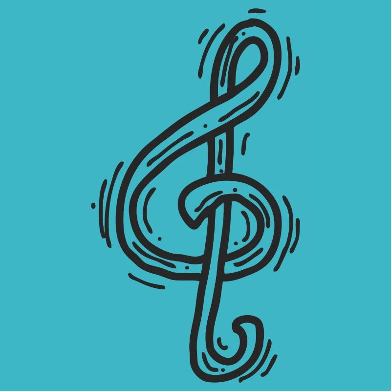 Joyful music note