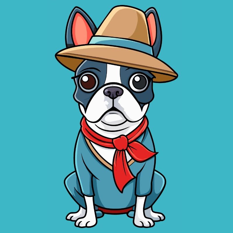 Boston Terrier Photo Shoot