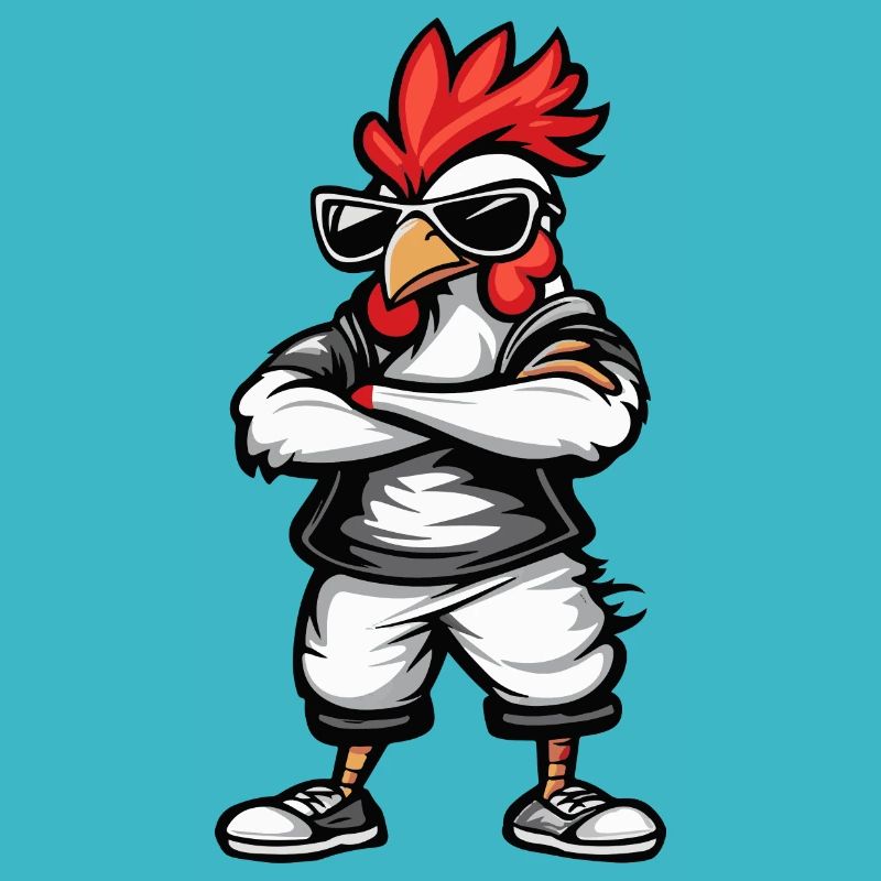 Coq Bande Dessinée Cool