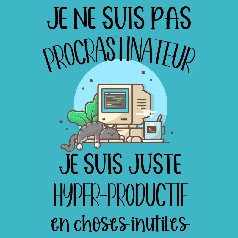 je ne suis pas procrastinateur