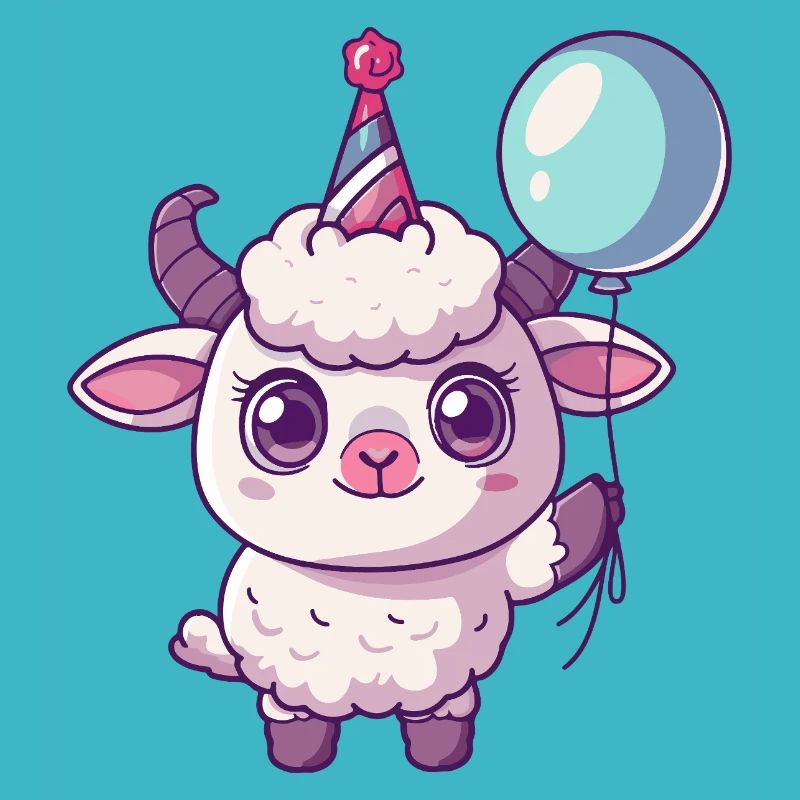 Ziege Geburtstag Baby