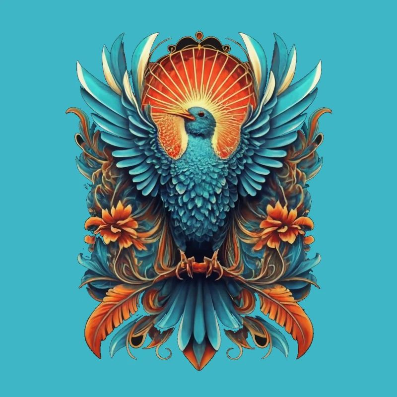 Bunter Paradiesvogel