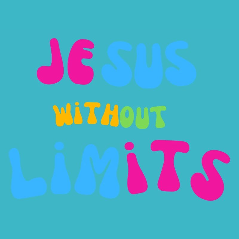 Jesus Without Borders Flower Power Design