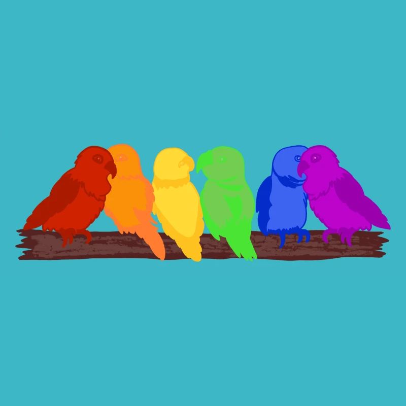 Regenbogen der Vögel